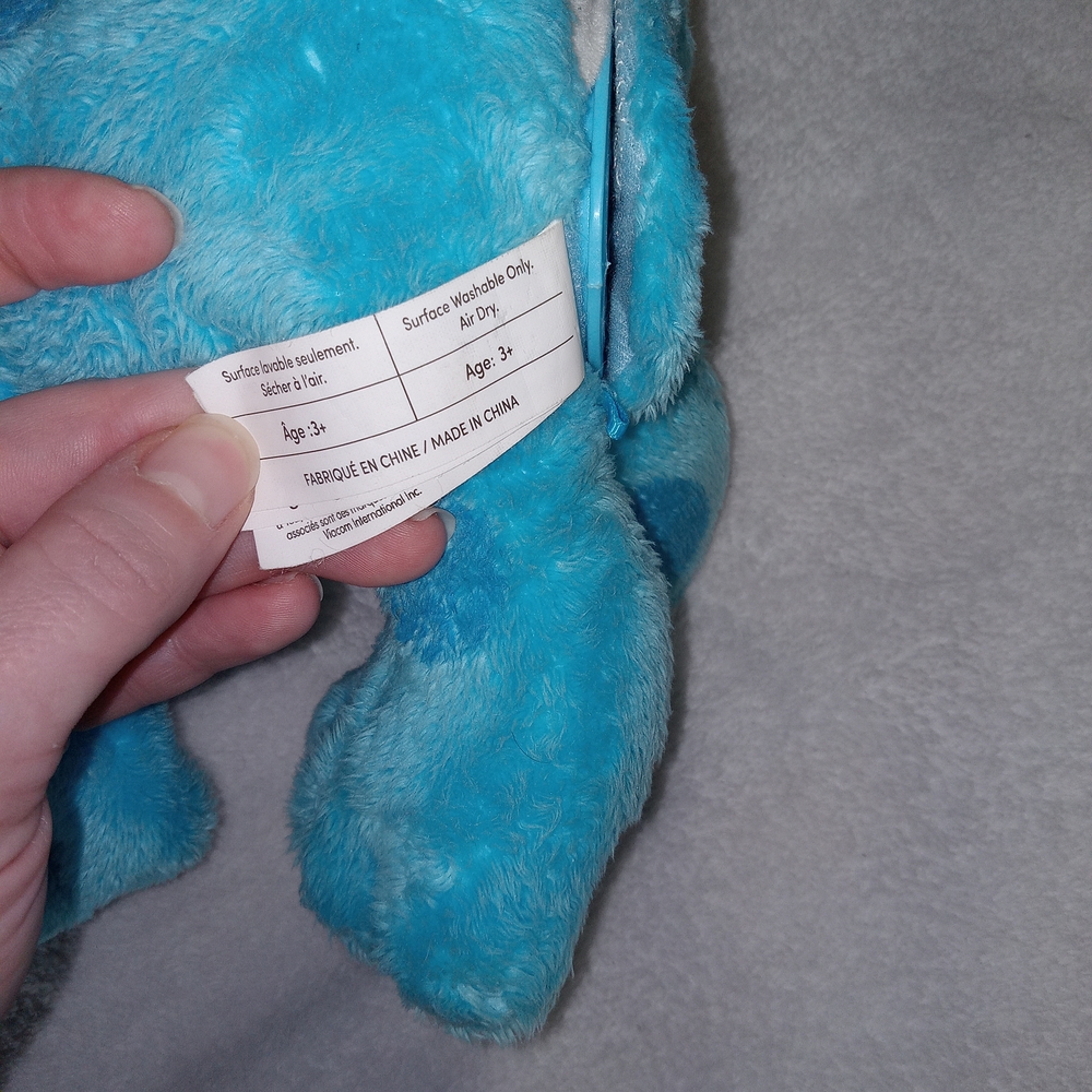 Blue's Clues Peek A Boo Blue Plush Puppy Dog 10" Plush Stuffed Animal Toy 2020 - Picture 3 of 7